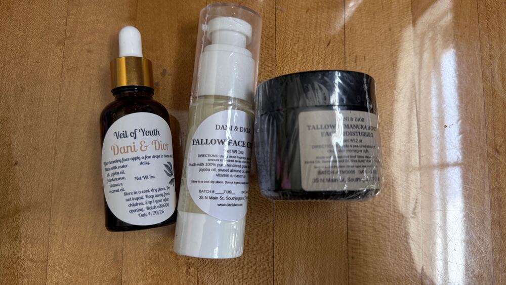 Dani & Dior -3 Facial Moisturizers (Veil of Youth, Tallow, Tallow Manuka Honey)